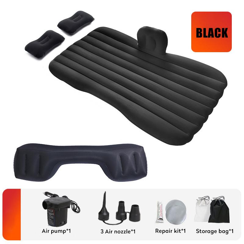 Karcle Foldable Car Inflatable Bed Universal Car Air Inflatable Travel Mattress Soft Air Matt Pillows Cushion Auto Accessories