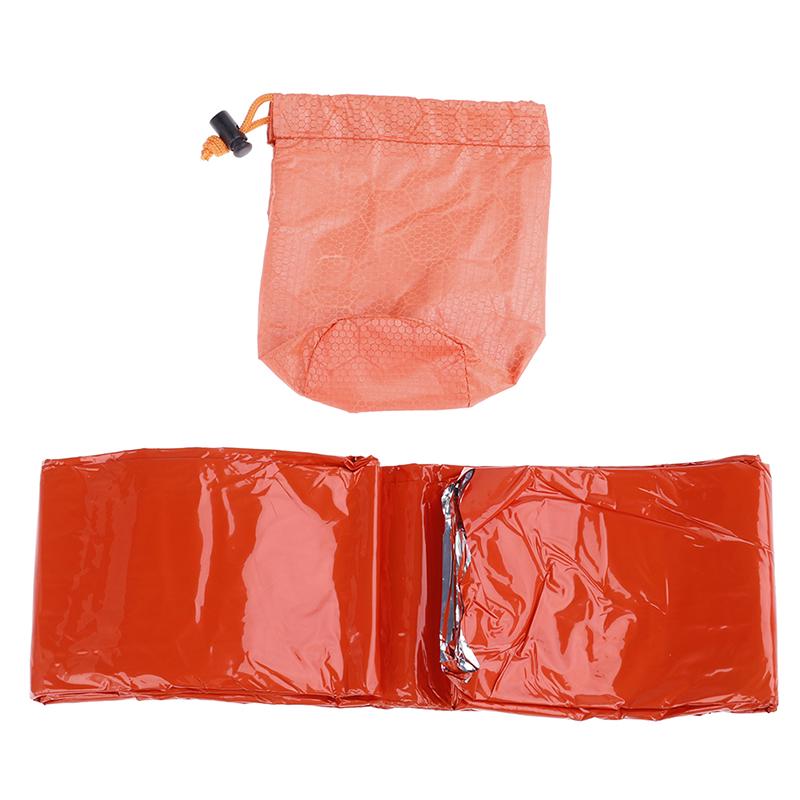 1Pc Storage Bag Emergency First Aid Sleeping Bag Pe Film Tent