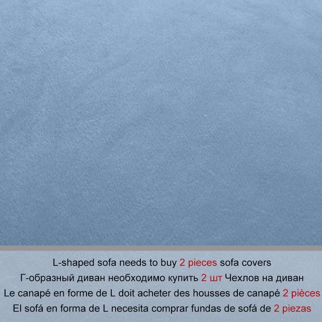 

Толстый плюшевый L-образный чехол для дивана, чехол для углового дивана для гостиной, секционный эластичный чехол для дивана, канап, шезлонг Part BB 145-180cm