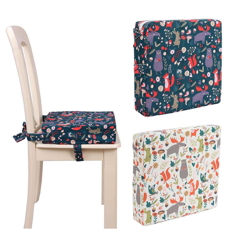 Baby Dining Chair Booster Cushion Removable Kids Highchair Seat Pad Star Chair Heightening Cushion Child Chair Waterproof Seat