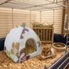 With Cooling Mat Pet Cave Nest Wear Resistant Hamster Rest Shelter Small Pet Bed  Pet Resting