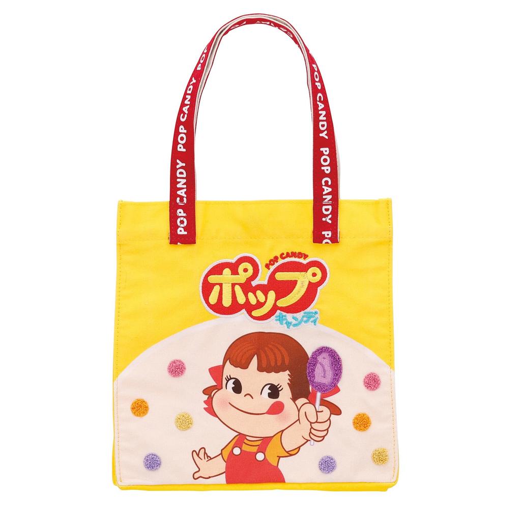 Marushin Mini Tote Peko Peko and Pop 2965012900 Bag, & Poco, Candy, Appliqué Embroidery,