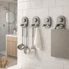 3 PCS Non-Marking Suction Cup Hooks Moisture-proof Kitchen Storage Hooks Wall Hook  Living Room