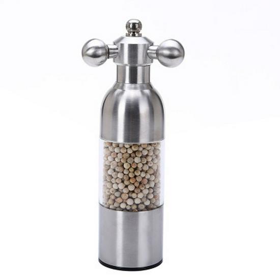 Stainless Steel Manual Pepper Mill and Salt Grinder