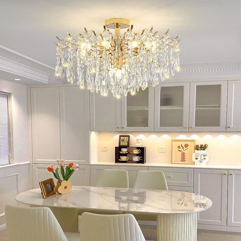 French Light Luxury Crystal Chandelier
