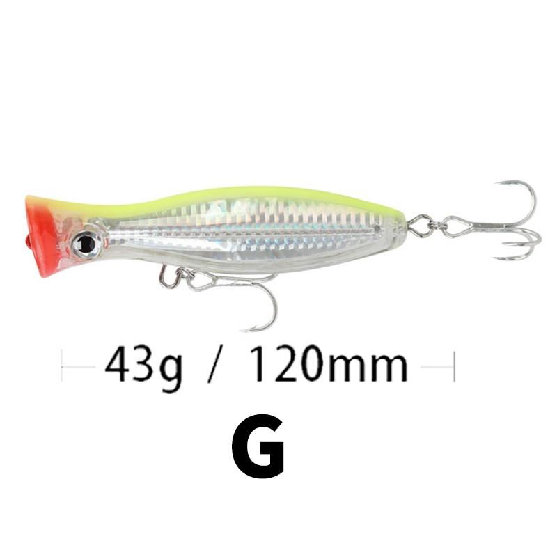 

Buzz Bait Lure 43g/12cm Fishing Bait Fish bait Fishing Lure Umpan Spinner Bait Whopper Plopper G
