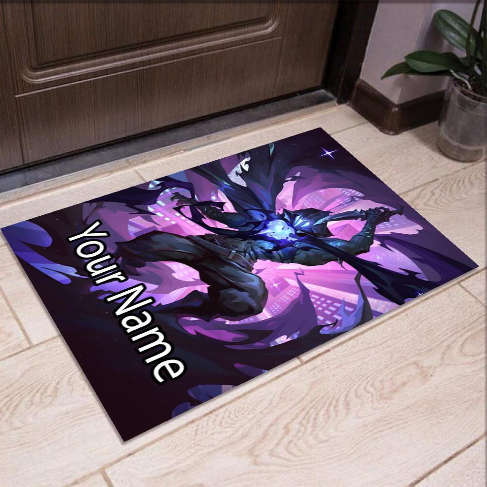 Custom Name Valorant Printed Carpet, Rug for Office Chair Living Room Bedroom Kitchen Room Decor Gifts.