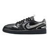 Air Jordan 1 Low Method of Make  Black/White/Anthracite/Metallic Silver Women Sneakers HQ2186001