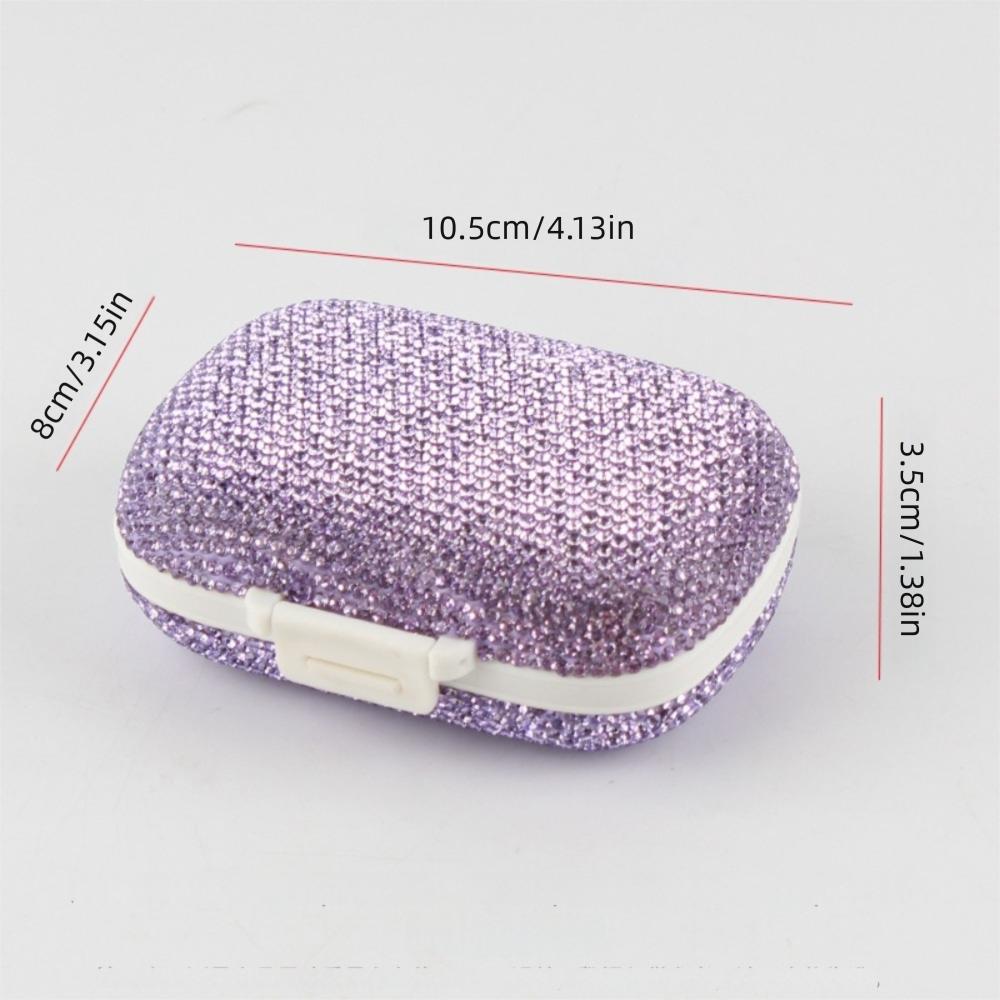 New Portable Pill Case Multi-function with 8 Compartments Pill Organizer Waterproof Medicine Dispenser