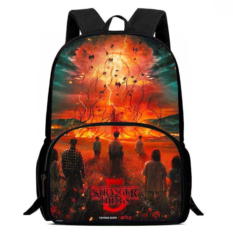 Monster Story Schoolbag High Definition Multi-Function Oxford Lightweight Backpack
