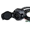 Lightweight 7 Pin Trailer Light Plug Wiring Harness for Convenient Storage & Portability Reliable Electrical Connection