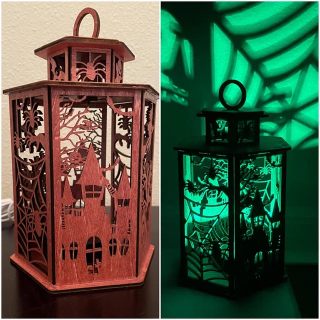 Halloween Retro Handheld Candlelight Ornament (Excluding Lamp)