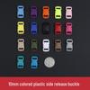 10mm Colorful Plastic Side Release Buckle for Pet Collars, Paracord Bracelets & DIY Projects