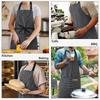 Unisex Adjustable Neck-Hanging Apron with Custom Logo for Coffee Shop and Catering
