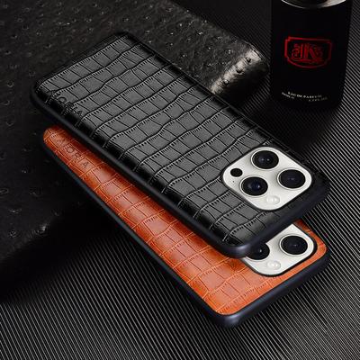 Luxury Crocodile Leather Case For iPhone 16 Pro Plus Max Back Cover for Iphone 16 Pro Max Case