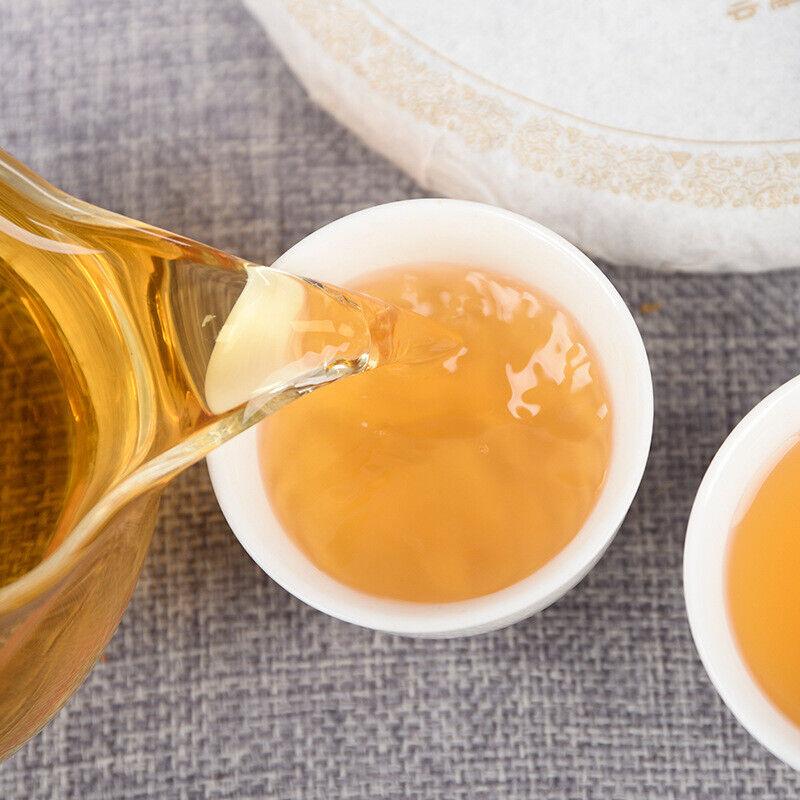 357 гMansong Raw Cake Puerh Raw Tea 2020 Mansong Spring Tea Raw Puerh Yunnan Tea — фото 6