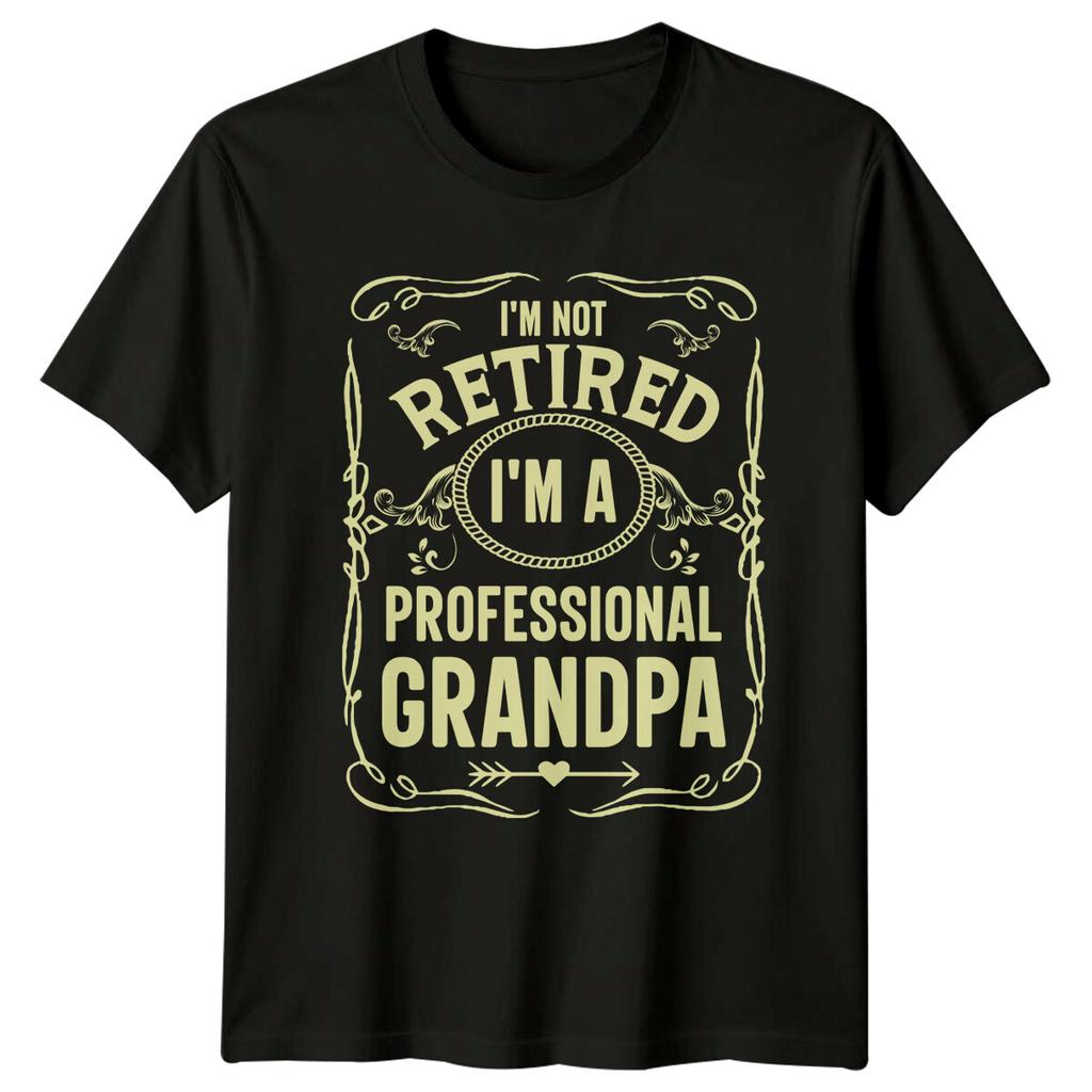 Im Not Retired Im A Professional Grandpa Mens T-Shirt