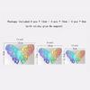 12 Pcs Colorful Silver 3D Hollow Butterfly Wall Sticker Wedding Decorations Living Room Home Decor Butterflies Decal Stickers