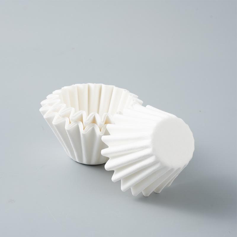 1-4 Servings of Coffee Filter Paper Cake Filter Paper Drip-type Corrugated Hand-brewed Coffee Paper Origami Filter Cup