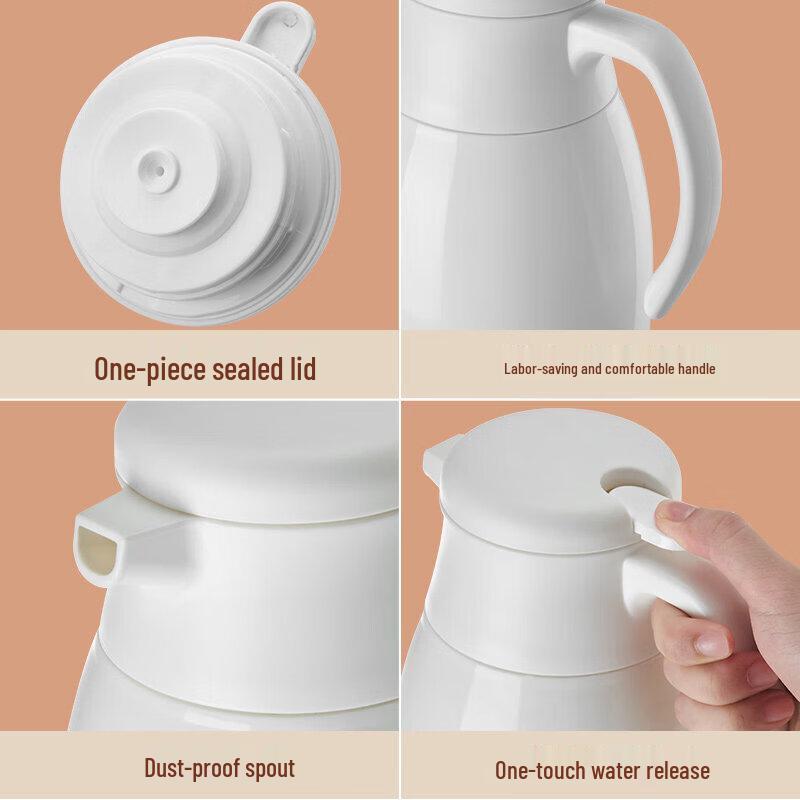 Sicchun Portable Glass Lined Thermos Flask