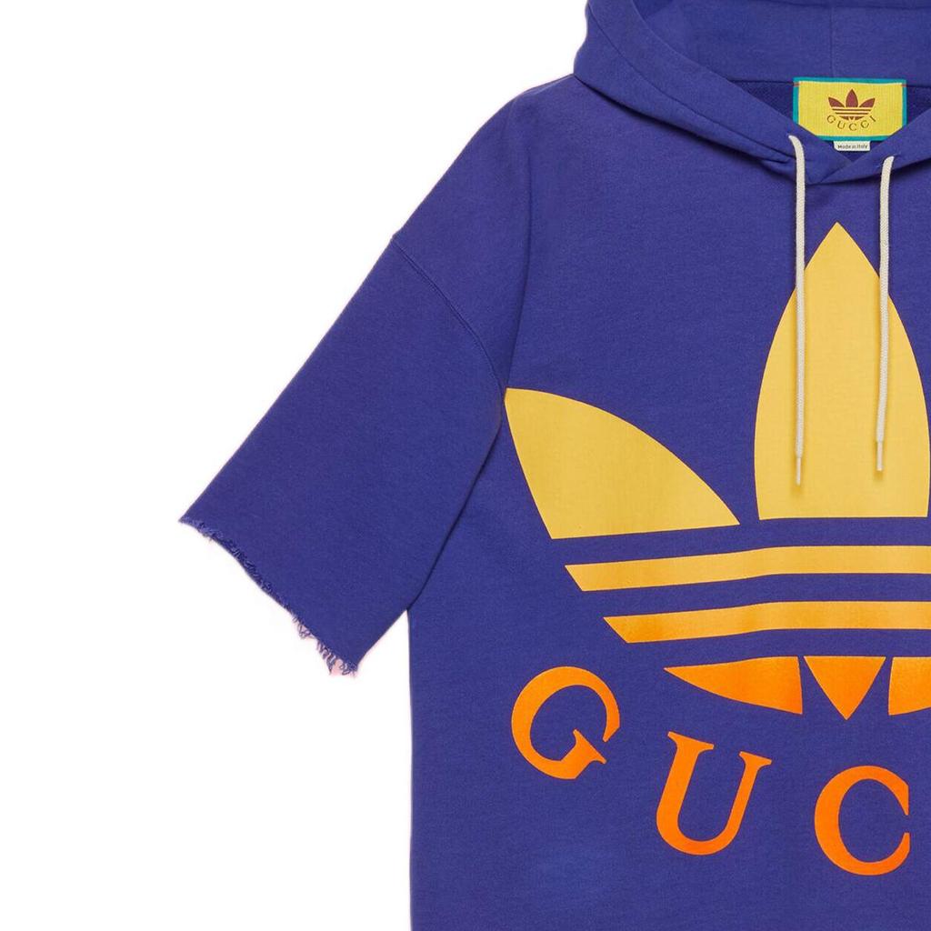 GUCCI x Adidas Originals Sweatshirt Men's Dark Blue 722954-XJE1G-4622