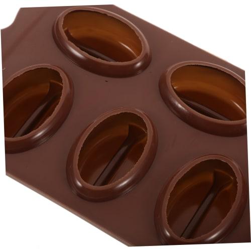 Alipis Coffee Bean Mold, Iced Coffee Ice Cube Tray, Sugar Mold, Cake Pack, Silicone Mold, Soap Mold, Silica Gel Chocolate Mold