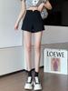 2024 Sommer A-Linien High-Waist Weitbein-Shorts für zierliche heiße Mädchen