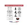 Robot multifonction magimix 18590f cs5200xl - blanc - 3,6l - 1100w - accessoires inclus