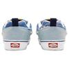 Vans Knu Skool Versatile Comfortable Durable Low-Top Skate Shoes Unisex Sneakers White Blue VN000E54NWD