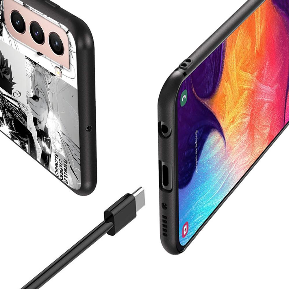 Mission Yozakura Family Case for Samsung Galaxy S23 S10e S10 S21 FE S22 S9 S24 Ultra S20 Plus Soft Black TPU Phone Cover Bumper