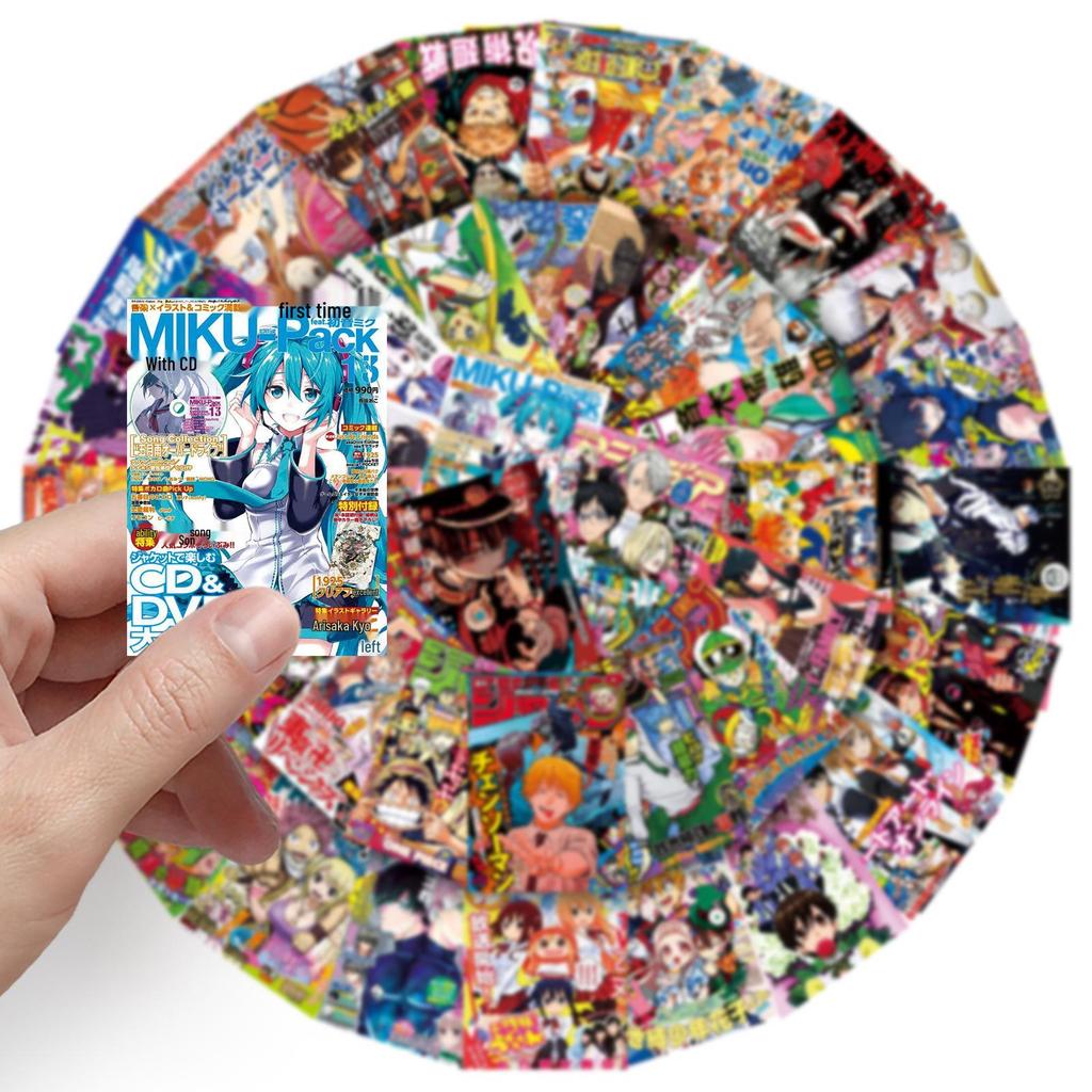 51 Japanese Anime & Cartoon Graffiti Stickers: Attack on Titan Decoration for Water Bottles & Phone Cases