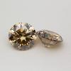 Champagne Moissanite Stone With Round/100 Faces/Pear/Emerald/Radiant/Oval/Princess/Heart/Cushion/Asscher/Marquise