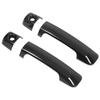 4 Pcs Car Exterior Door Handle Panel Carbon Fiber Style Outer Handle Cover Trim Sticker for FJ