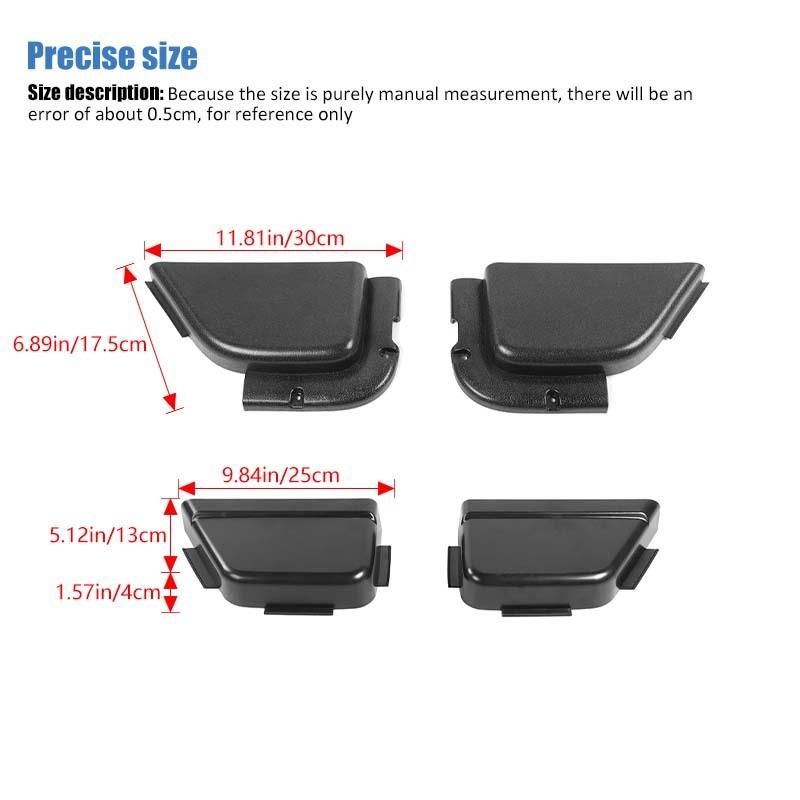 Car Front Rear Door Mesh Pockets Storage Box Organizer Container For Jeep Wrangler JK 2011-2017 Interior Accessories