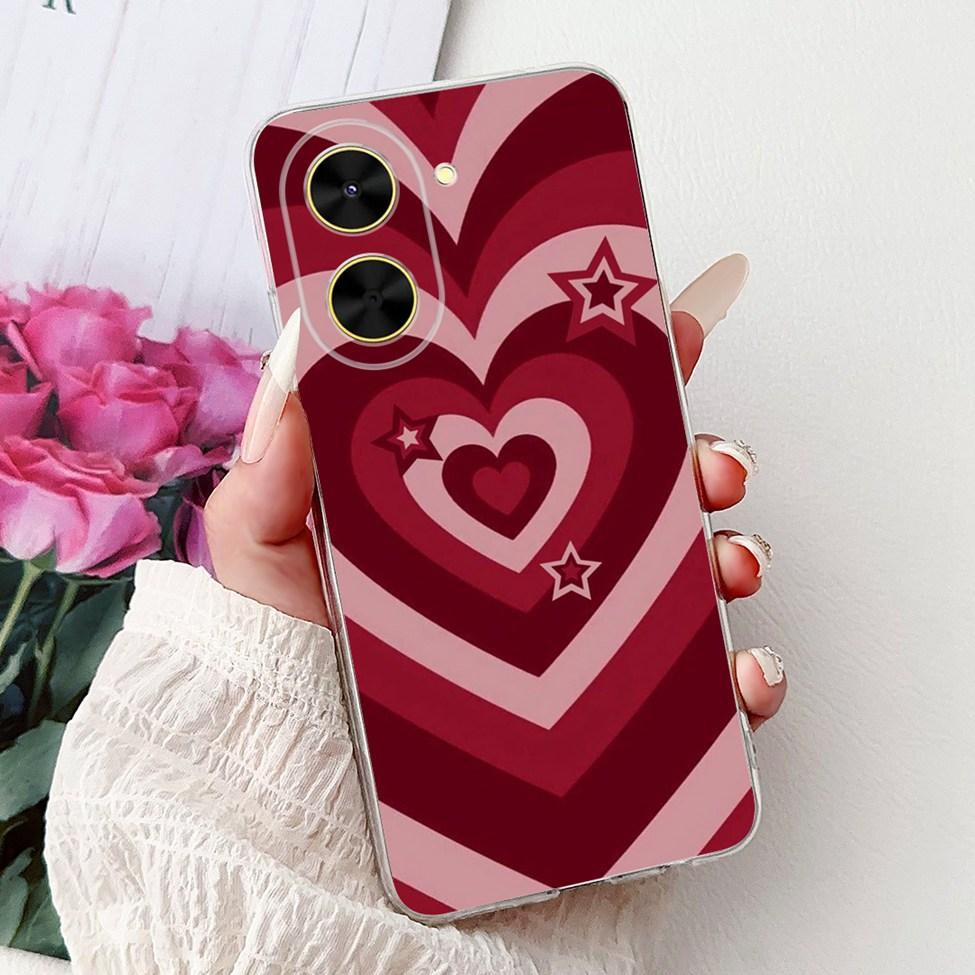 For Redmi A5 NFC 5G Case Cover Clear Luxury Kawaii Cute Cat Fashion Flowers Funny Painted Soft Phone Case For Redme A5 NFC 5G