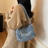 Crossbody Bag Women's Large-capacity Denim Retro Niche Pocket 2025 Autumn New Casual Shoulder Bag
