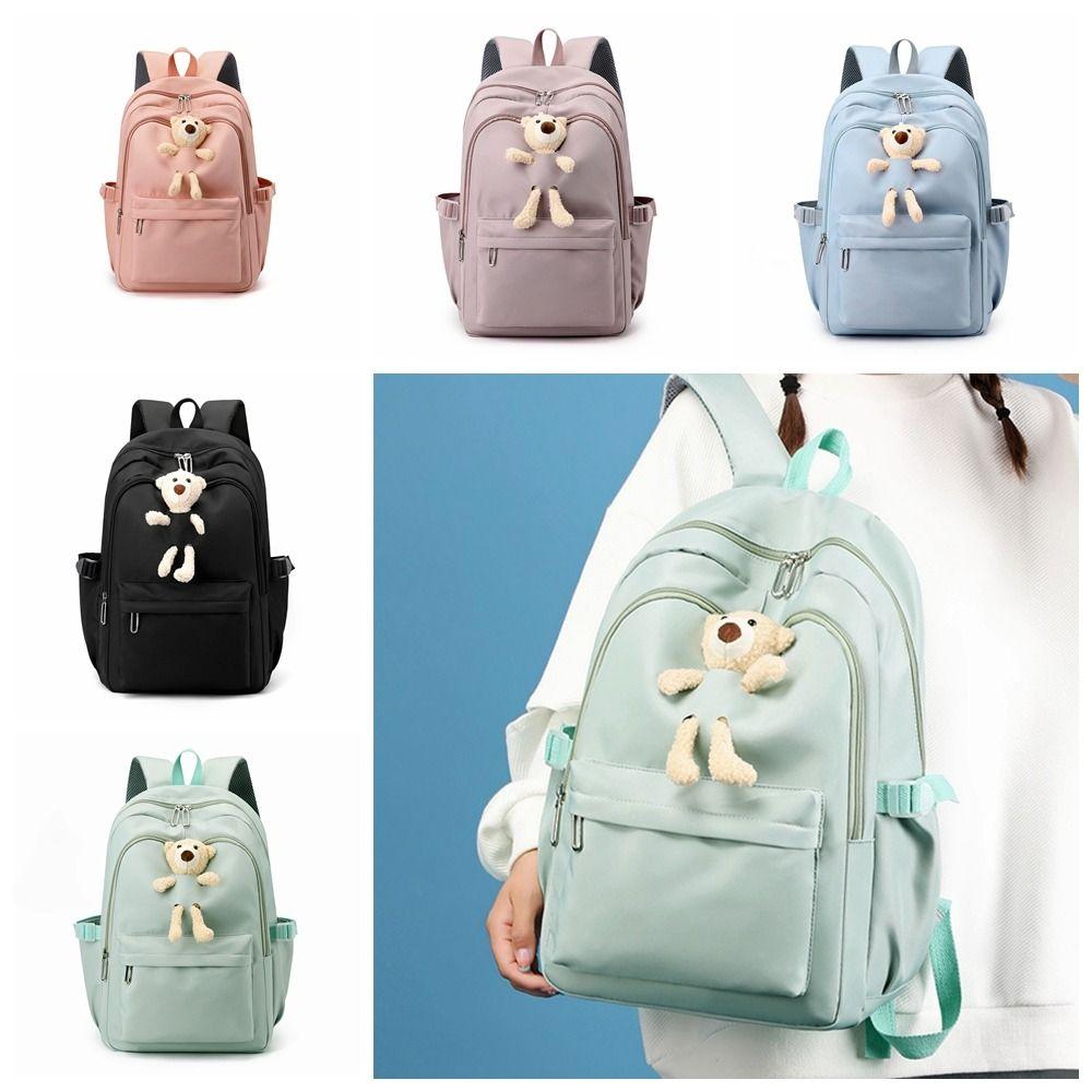 Oxford Large Capacity Backpack Schoolbag Casual Knapsack Simple Korean Style School Bag  Kids