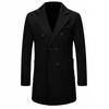 Autumn and Winter Men's Woolen Jacket Woolen Coat Casual Trench Coat