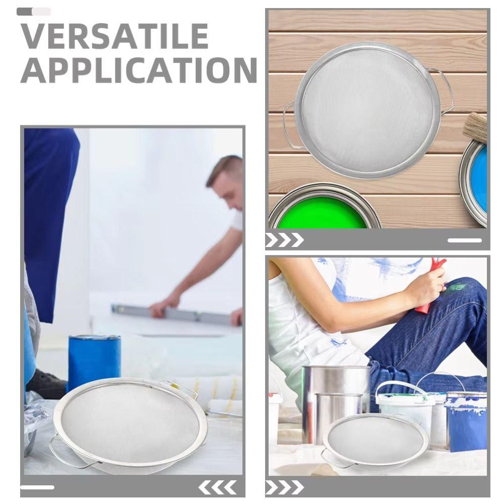 Emulsion Paint Stainless Steel Paint Strainer Reusable Fine Mesh Fine Mesh Filter Gallon Bucket Paint Filter Airless Sprayers