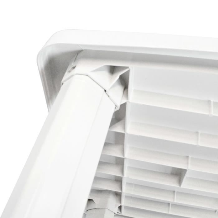 Table de jardin - vidaXL - 101 x 68 x 72 cm - Plastique - Blanc - Résistante aux intempéries