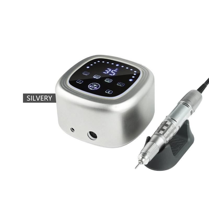 Vysoce výkonná 75W vrtačka na nehty 35000 ot./min Manikúra Frézka Pedikúra Elektrický pilník na nehty Profesionální nástroj na zdobení nehtů