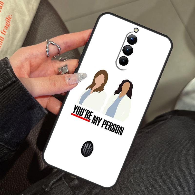 Greys Anatomy You Are My Person Case For ZTE Nubia RedMagic 11 10 Pro Plus 9 8 9S 8S 10S Pro 5G 5S 6S 7S 6 7 Pro 11 Air Cover