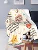 Appreciation Throw Blanket Gratitude Gift for Teachers Coworkers Friends Nurses Staff Inspirational Home Textile x