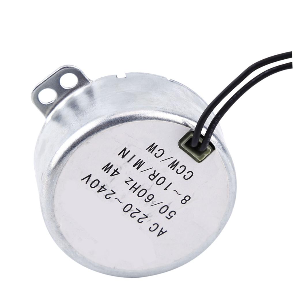 1 ks synchronní motor 220-240 V AC s převodovkou 4 W, otáčení vpřed a vzad(810 ot/min)