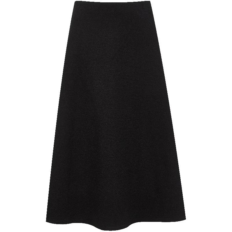 ONLY 2025 Fall Old Money A-Line Midi Skirt XXL