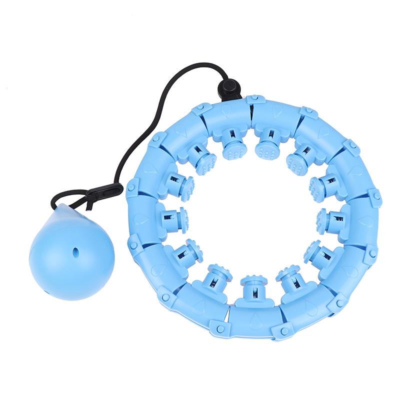 Weighted Fit Exercise Circle Infinity Fitness Hoop With Detachable Knots For Adults Children Weight Loss And Exercise