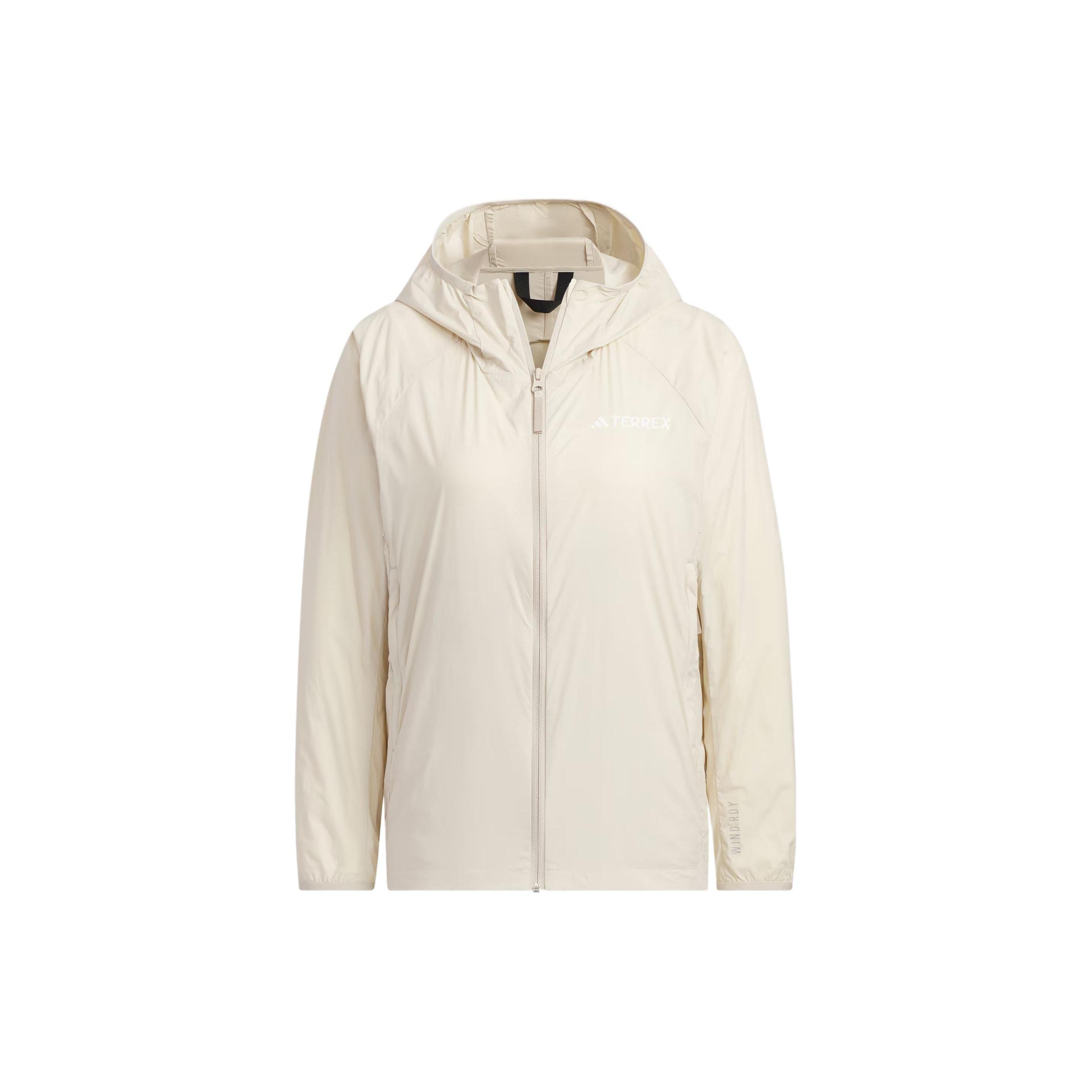 (WMNS) adidas Lightweight Windbreaker Asia Sizing Beige Women s IS0278 M