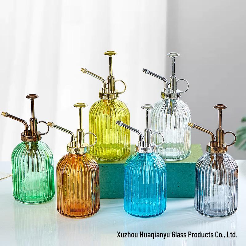 Retro Sunflower Stained Glass Spray Bottle for Gardening