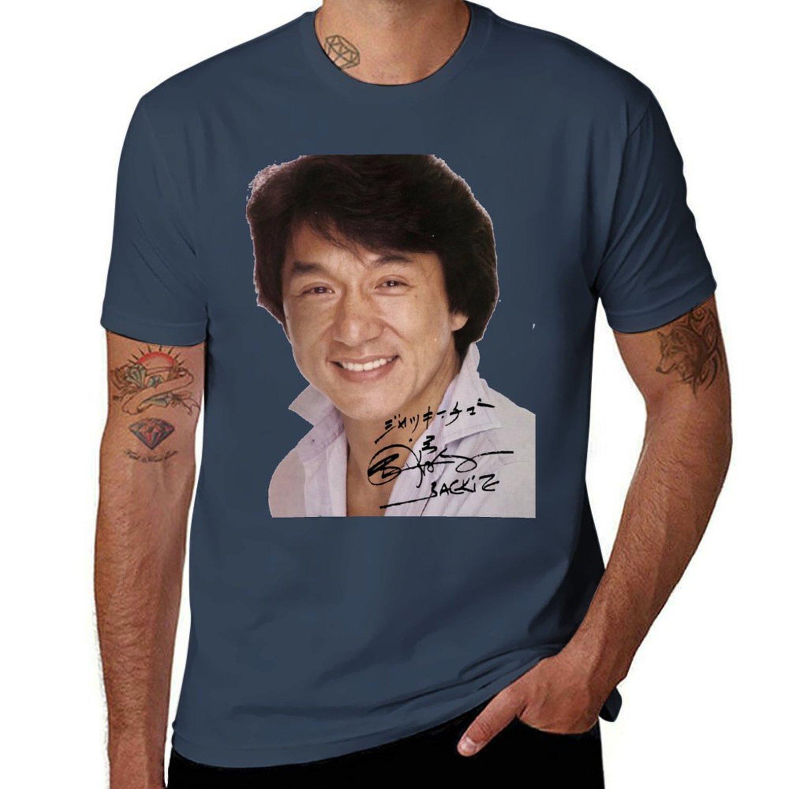 Jackie Chan Tshirt Sport Basic Moisture Wicking Tee S