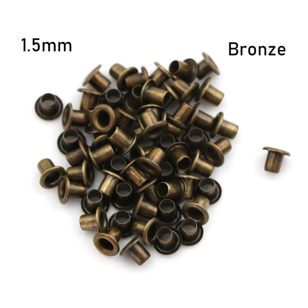 50pcs Mini Eyelet Buttons Metal Buckle Snap Buttons DIY Doll Belt Buckles Bag Shoes Clothes Sewing Accessory 1.5/2.0/2.5MM
